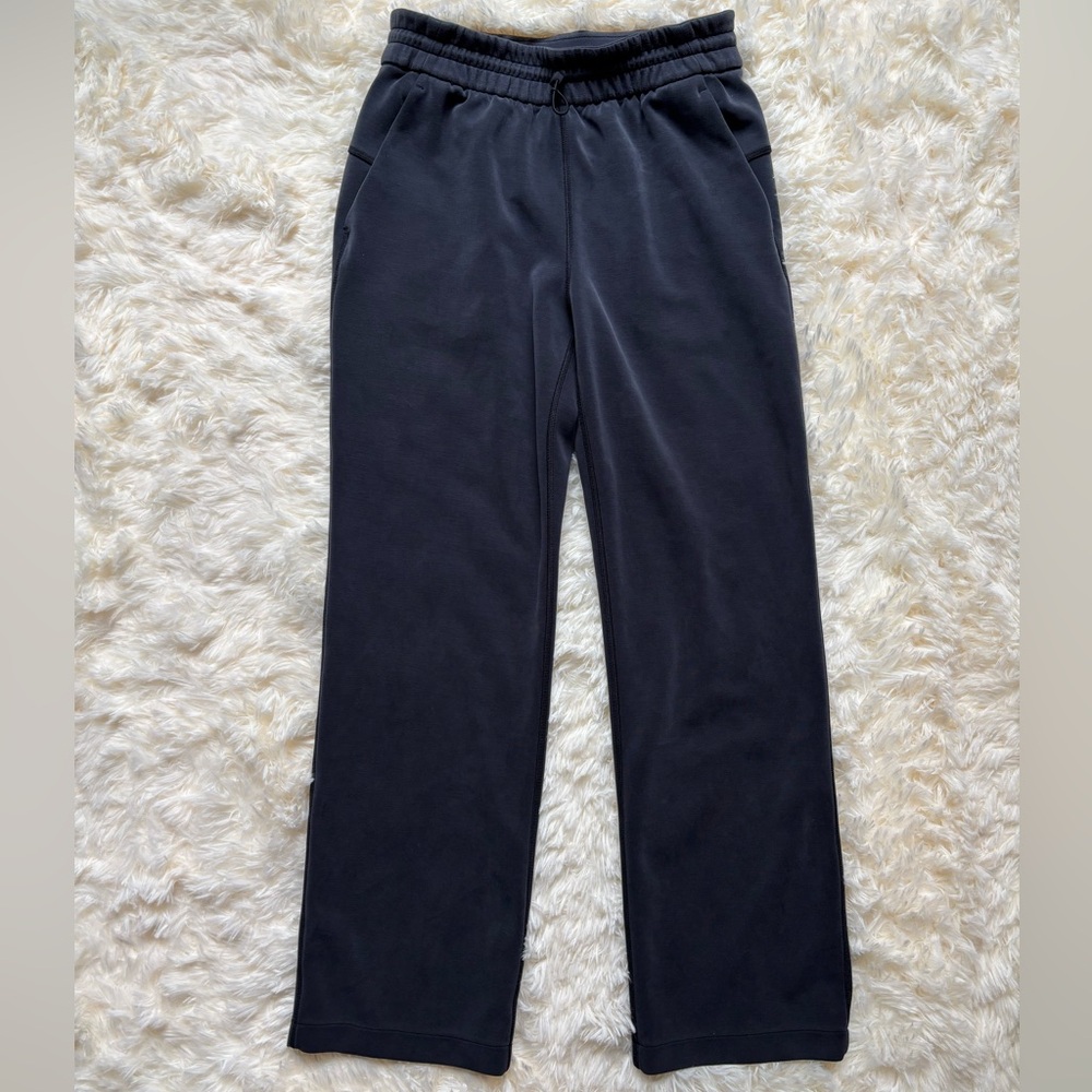 Lululemon Straight Leg Sweatpants Black Size 4 Drawstring Pockets